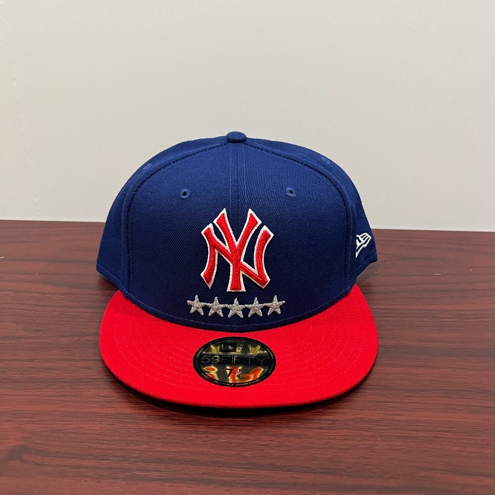 New Era, 59Fifty Fitted Hat, New York Yankees, Blue & Red